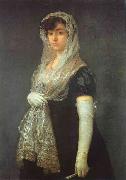 Francisco Jose de Goya Bookseller's Wife Sweden oil painting artist